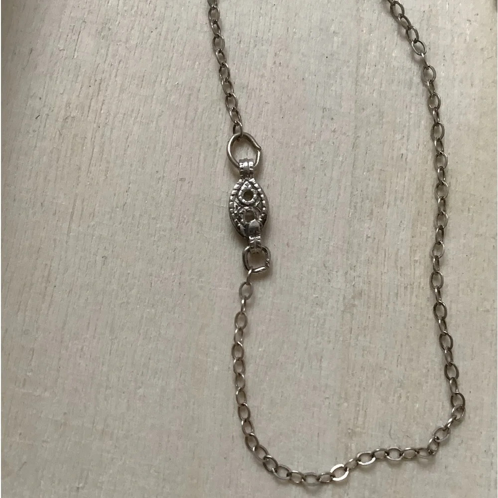 Virgo zodiac pendant-charm 16” chain (astrology) New Vintage sterling silver - Picture 12 of 13